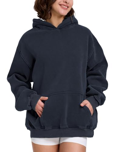 Image of Hatant Oversized Hoodie Sweatshirts for Men Couples Heavyweight Hoodies Pullover Vintage Mens Acid Wash Sweaters Clothes 2026
