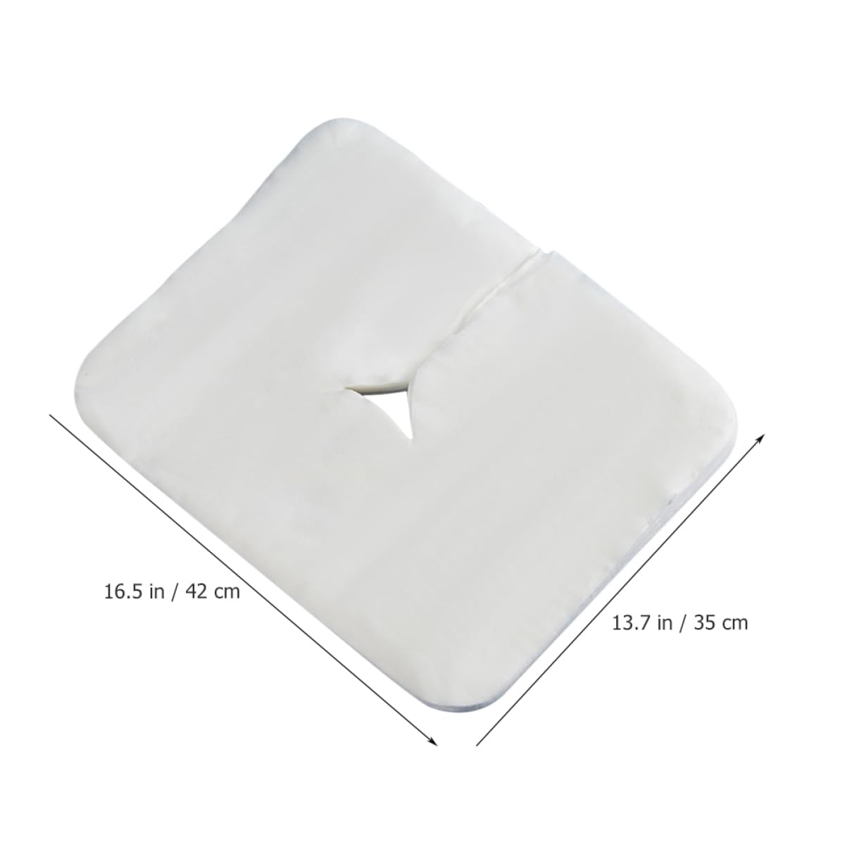 PartyKindom 100pcs Disposable Face Pillow Covers Breathable Headrest Covers for Massage Beds Spa Salon Foot Bath Beauty