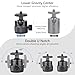 Mini Ball Head, CNC All Metal Aluminum Universal Panoramic Tripod Head Mount for Compact DSLR Action Cam Phone LED Ring Light Monopod Slider, 4.4lb Max Load