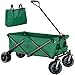 TecTake 800576 Chariot de Jardin Tout-Terrain, Max 80 kg, Pliable en Un Seul Geste - diverses Couleurs - (Vert | n° 402911)