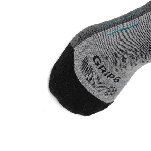 Image of GRIP6 Crew Socks - Merino Wool Socks Made in the USA, Lightweight Wool Hiking Socks, Crew Socks for Men and Women