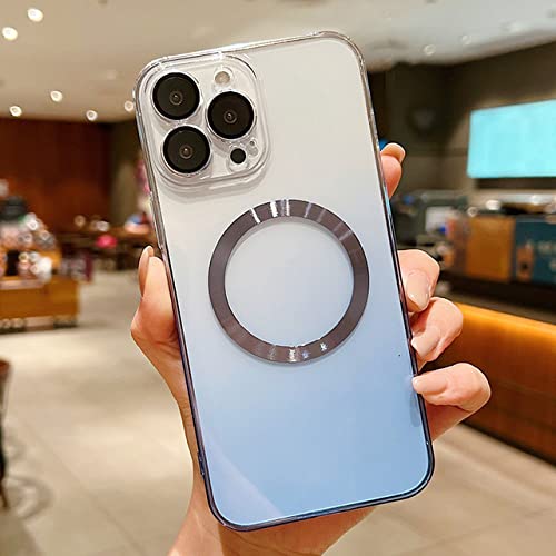 Coque magnétique sans fil pour iPhone protégeant les objectifs des rayures et chutes