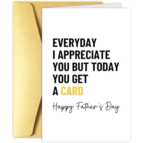 Obbyidk Funny Father's Day Card, Hilarious Fathers...