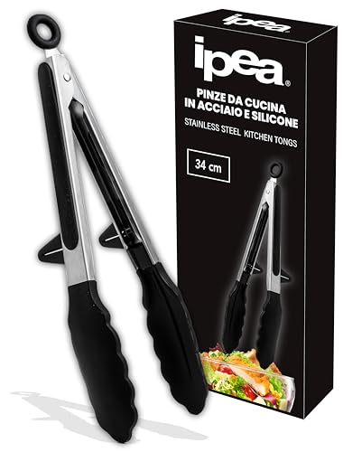 Pinza Da Cucina In Acciaio Inox E Legno Di Noce: Professionale, Antigraffio, Resistente Al Calore - 5