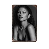 DWGFY Plaque en mtal vintage Actor Zendaya Coleman 9 - Dcoration murale - 20 x 30 cm