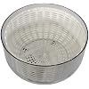 Electric Salad Spinner, Fruit Vegetable Washer Dryer Large 6L Capacity, 6W Multi-Use Lettuce Spinner, Vegetable Dehydrator, for Greens, Herbs, Berries, Vegetables and Fruits