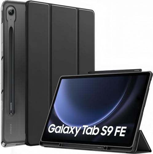 ProElite Cover for Samsung Galaxy Tab S9 FE 10.9/S9 11 inch Case Cover, Smart Flip Case Cover for Samsung Galaxy Tab S9 FE 10.9/S9 11 inch Translucent Back with S Pen Holder, Black (B0D17XVZM3) Amazon Price History, Amazon Price Tracker