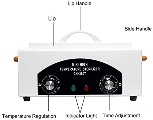 Mini High Temperature Autoclave Machine Dry Heat for Metal Tools High Temperature Sterilizer for Lab Nail Salon