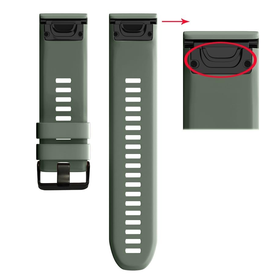 Bracelet silicone de qualité pour Garmin Fenix 5X Fenix 3