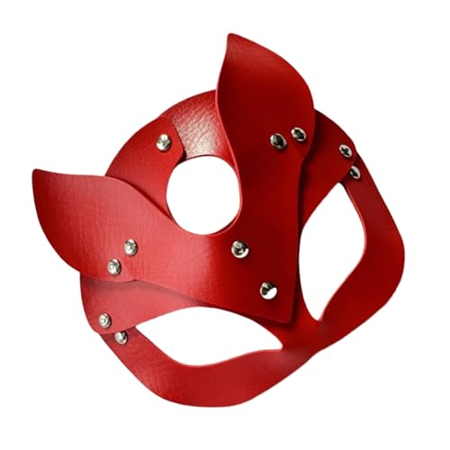 RETUOLWAG Ajuste flexible de piel sintética para bailes de máscaras, diseño elegante para fiestas temáticas para eventos de cosplay, práctico accesorio de juego de rol