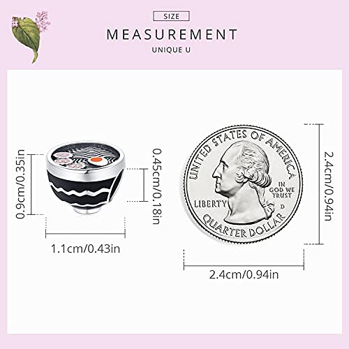 Bracelet Charm Japanese Ramen 925 Sterling Silver Charm Fits For Pandora Bracelet, European Charms Bracelet, Women Gift2