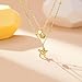 DAILI Seashell Layered Charm Necklace for Women,14k Gold Plated Starfish Pendant Non Tarnish Necklace,Adjustable Stainless Steel Stack Choker Chain Jewelry for Summer Beach Vacation