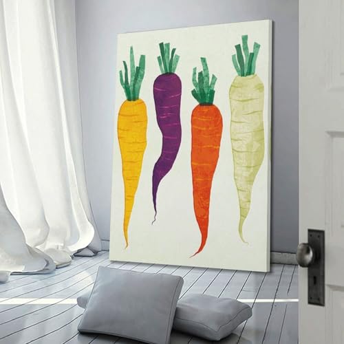 Collection carotte poster sur toile moderne art mural esthétique - 3