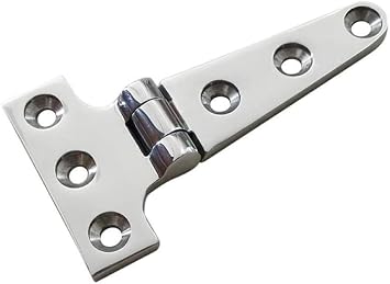Door HingesDoor Hinges Internal 316 Stainless Steel T-Shaped Hinge Marine Hardware Yacht Accessories Hinge-98 * 203 * 4.5Mm Color 54 * 100 * 4.5mm