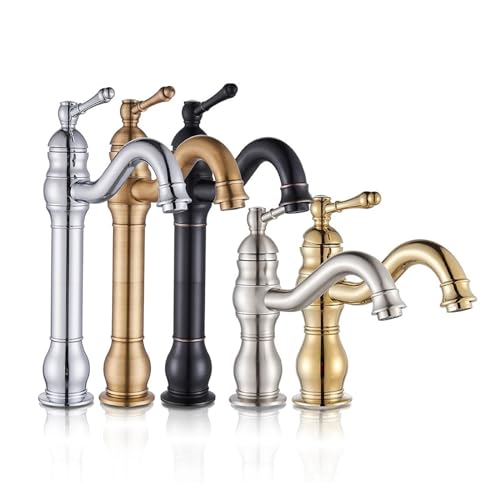 Robinet mitigeur laiton installation comptoir évier Brushed High - 3