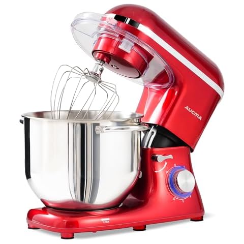 Aucma 7.5L Stand Mixer with Accessories Cover
