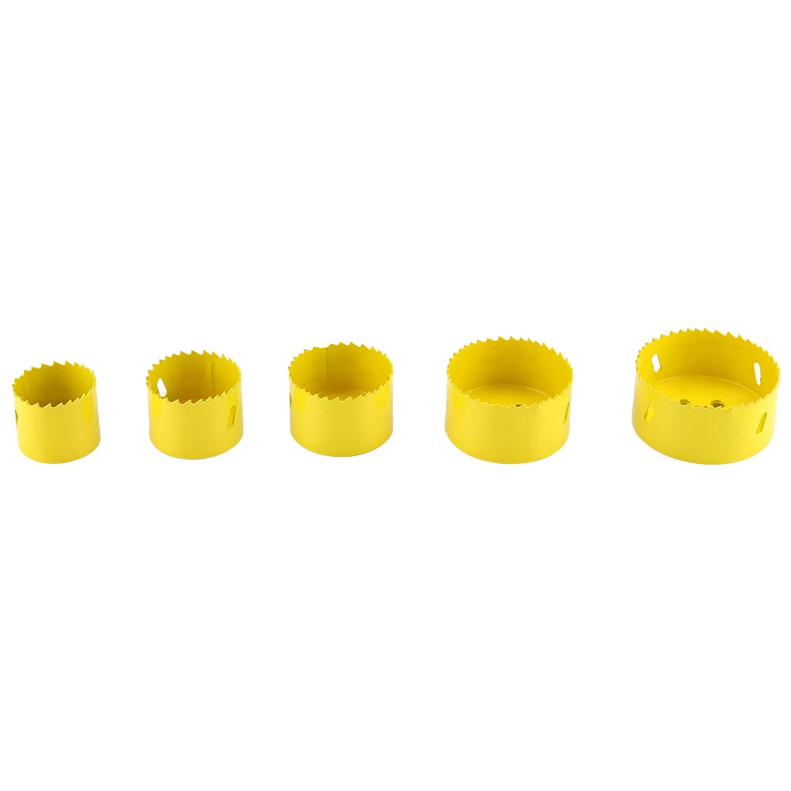 19pcs Metalowe okrągłe okrągłe wiertło stalowe otwór piły PROAT narzędzie Profesjonalne wytrzymałość wytrzymała do drewna metalowa plastikowa stal nierdzewna M42 stalowa żółta