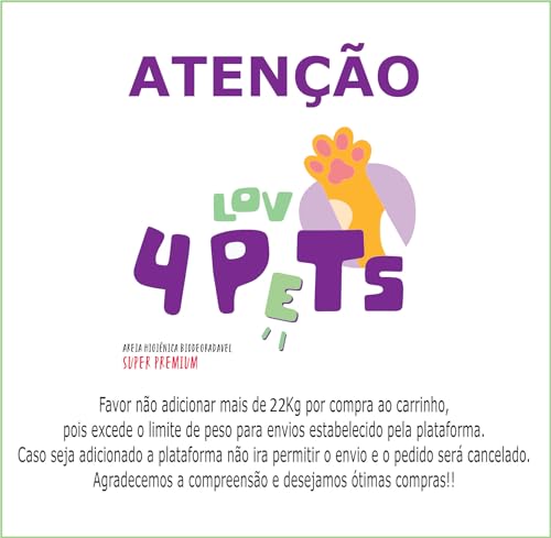 Areia Higienica Biodegradavel Lov4Pets 20kg