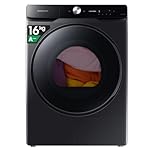 Samsung Asciugatrice DV16DG8600BVU3, 16 kg, Pompa di Calore, Wifi, AI Dry, Programma Igienizzante, Carica Frontale, 68,6L x 98,4H x 84,4P cm