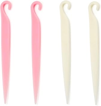 4 Pack Cake Stripping Knife Scraper Cookie Demoulding Knives Release Cakes from Metal Pans Plastic Butter Cream Scrapers for DIY Baking Bakeware Bakery Kitchen Gadgets