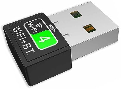 RuhZa 2 in 1 USB Bluetooth & WiFi Wireless Adapter Bt 4.2 150Mbps WiFi ...