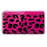 sslink ニンテンドー 3DS 対応 クリア ハード カバー ヒョウ柄（ブラック） アニマル 豹 レオパード