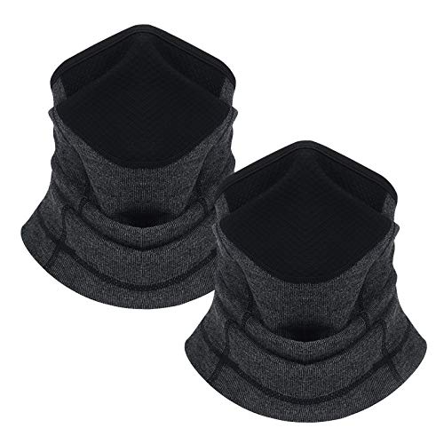 AmzKoi Schlauchschal Herren & Damen, 2 Stück Halswärmer Halstuch Fleece...