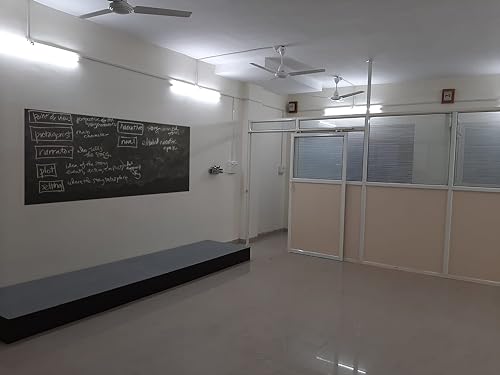 Image of WallDesign Chalkboard Film - Durable, Easy Installation, Customizable Size, Stain-Resistant Surface for Office, Home, Study, Planning, Work