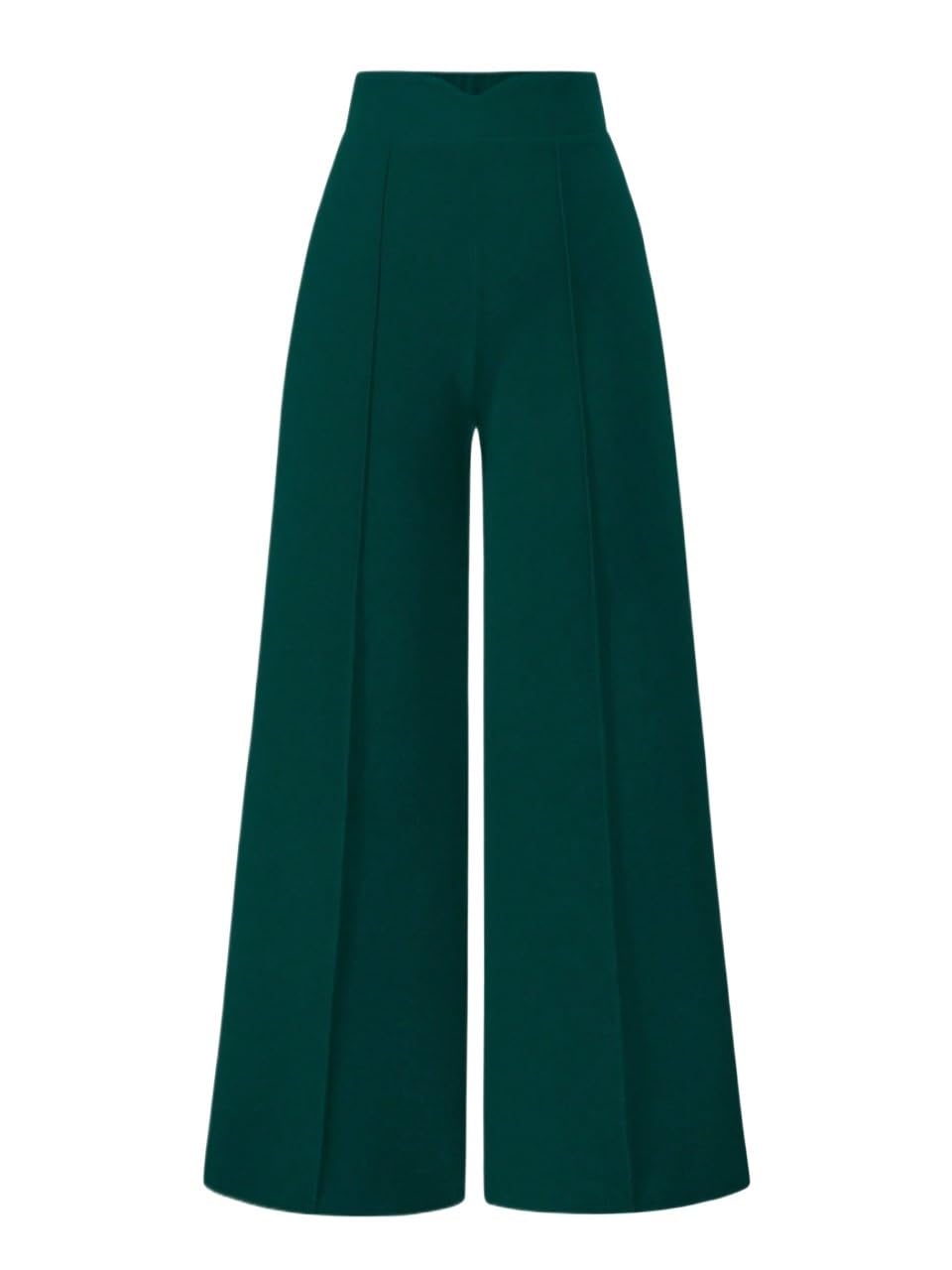 Wocrolse Fall High Waisted Pant Trousers for Women Solid Straight Loose Elegant Pants Cloth Casual Outfits