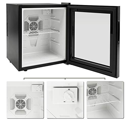 MaxxHome Mini koelkast 38L - 230V, enkeldeurs tafelmodel koelkast, retro design, geschikt voor thuis, kantoor en andere… - Image 3