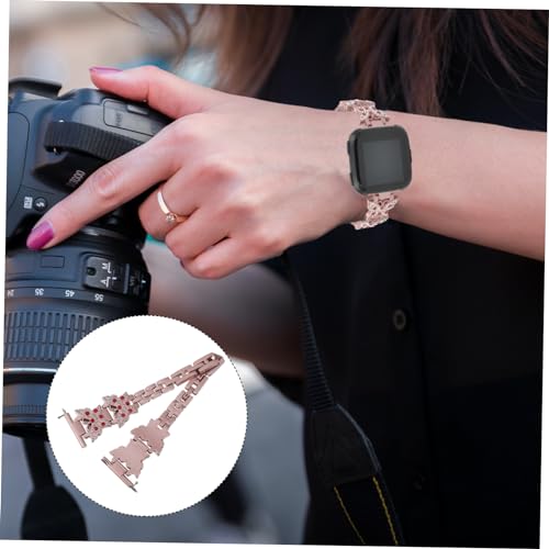 ARTIBETTER Stainless Steel Diamond Studded Watchband for Elegant Comfortable and Wrist Strap for Daily Use and Business Occasions Design2