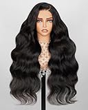 Arabella Glueless Lace Front Wigs Human Hair 13x4 Tiny Knots Real Pre Bleached Body Wave Wigs Human Hair 210% Density Upgraded Wig (24inch, 13x4 Body Wave)