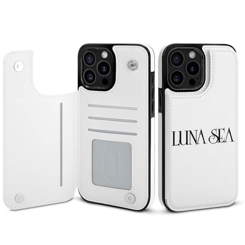iPhone15ProMax�p�P�[�X Luna Sea �蒠�^ �A�C�t�H��15ProMax�p�J�o�[ ���z�^ �g�уJ�o�[ PU���U�[ �J�[�h���[ �X�^���h�@�\ �X�}�[�g�t�H���P�[�X