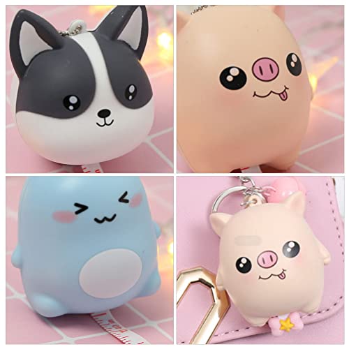 GALPADA Chaveiro de Fita Métrica para Cães: 2 Pcs Filhote de Bonito Retrátil Mini Fita Métrica Corpo