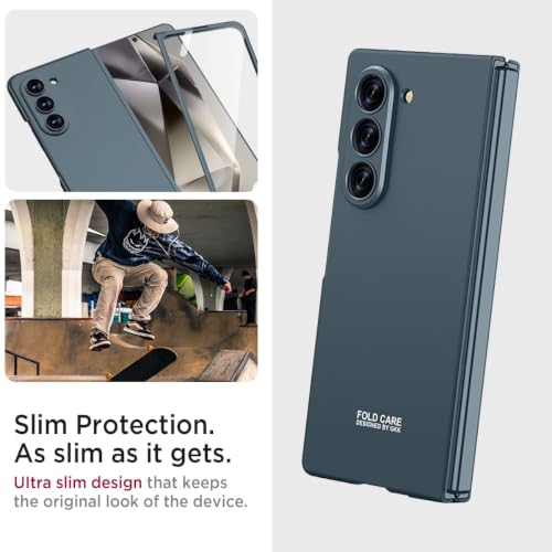 Image of TechTrendz Hard PC Ultra Slim Matte Case for Samsung Galaxy Z Fold 8 Ultra, Shockproof Anti Scratch Protective Cover with Wireless Charging Compatible with Z Fold 8 Ultra 5G (Empty Mountain Green)