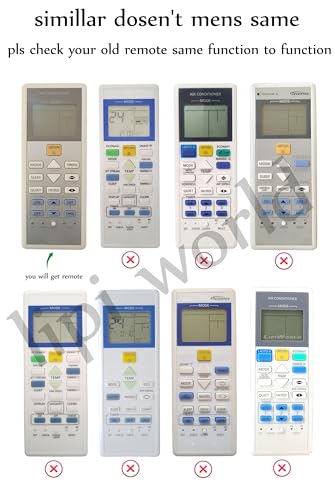 Image of Lipiworld 157B AC Remote Control (Old Remote Exactly Same Remote Will Only Work) Compatible for Panasonic AC Remote