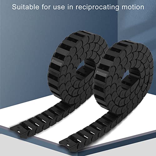 Corrente de arrasto de nylon com 1 m de comprimento PA66 Cabo de temperatura Corrente de arrasto tra