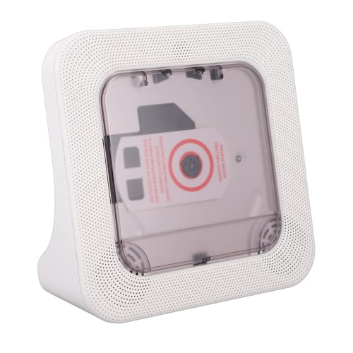 Asixxsix Tragbarer CD-Player, Bluetooth 5.3 Desktop-CD-Player mit HiFi-Sound-Lautsprechern, Fernbedienung, LED-Anzeige, UKW-Radio, USB AUX, für Heimkinder