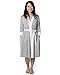 Kindred Bravely Emmaline Maternity & Nursing Robe for Hospital Bag, Labor & Delivery (Grey, Large, X-Large)