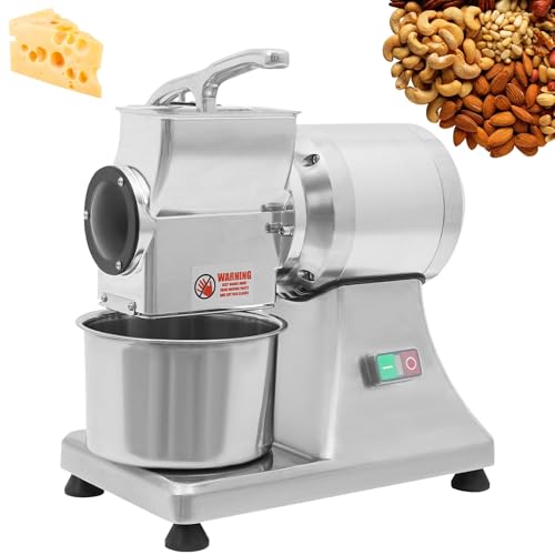 電動チーズおろし機、550W業務用パンふすまシュレッダー(セルフロックスイッチ付き)、40kg/時強力フードグラインダー(保護カバーとバケツ付き)、チーズ・バター用