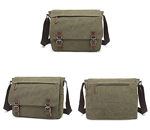 Sechunk Vintage Canvas Leather Bag