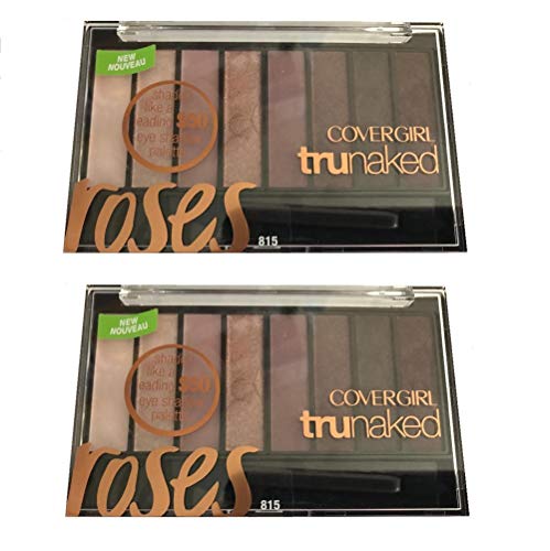 Pack of 2 CoverGirl trunaked Eye Shadow, Roses 815