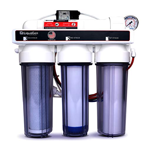 Hydroponic (Plant Growth) - High-Efficiency Permeate Pumped Reverse Osmosis Water Filter System