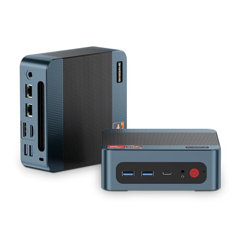 BOSGAME P3 Lite Mini-PC, AMD Ryzen 7 6800H Prozessor bis zu 4.7 GHz, Windows 11 Pro Mini-Computer,...