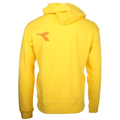 Diadora Mens Manifesto Hoodie Casual Outerwear Casual - Yellow3
