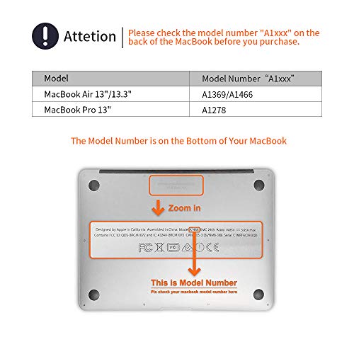 Btuty Caso Super Fino Revestido de Borracha Revestido Shell Capa Protetora Compatible with Apple 13