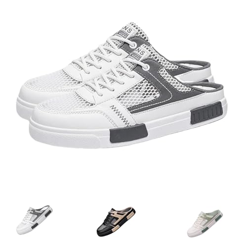Men’s Hollow Out Backless Slip-On Streetwear Shoes,