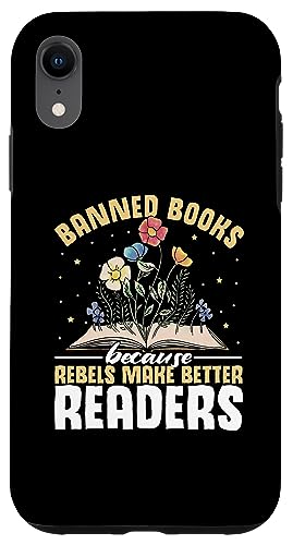 Banned Book Lover Librarian Reading Banned Books Carcasa para iPhone XR