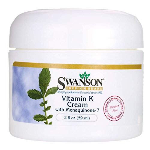 Swanson Vitamin K Cream with Menaquinone-7 2 fl Ounce (59 ml) Cream