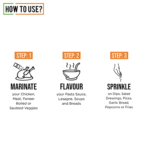 Image of Chef Urbano Italian Spice Blend 100g | All Natural & Healthy Italian Spice Blend for Pizza, Pasta, Salads and Bread Seasoning | Premium Herbs and Spices | Vegan